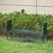 Two Door Live Animal Trap for Rats and Mice Ideal for Humane Capture, Dark Green