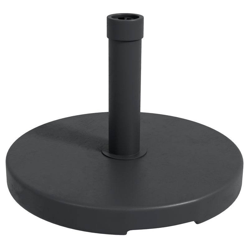 15kg Rattan Effect Parasol Base Heavy Duty Umbrella Stand For Garden Or Patio Use