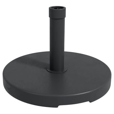15kg Rattan Effect Parasol Base Heavy Duty Umbrella Stand For Garden Or Patio Use