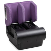 Foldable Foot and Leg Massager with Heat for Home Relaxation and Easy Storage Purple Homcom