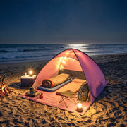 Pop Up UV Tent for Quick Outdoor Shade with Ventilation for 2 to 3 People Pink Outsunny