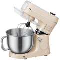 Stand Mixer for Home Baking with 6 L Bowl and 1400 W Motor Cream AOSOM