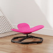 Kids Butterfly Swivel Chair for Spinning Balance and Coordination Training Pink AOSOM
