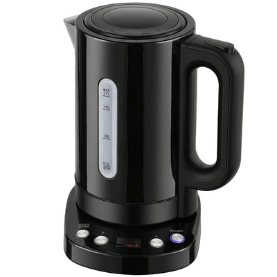 Electric Kettle with Fast Boil and Variable Temperature for Tea and Coffee Black AOSOM