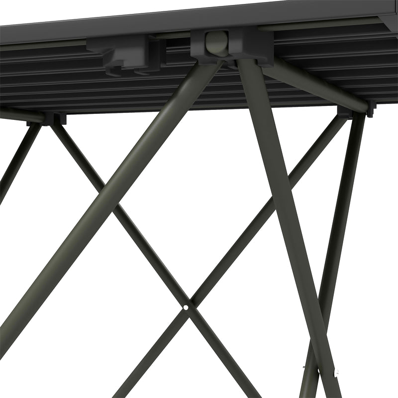 Folding Camping Table for Easy Outdoor Meals with Carry Bag Black