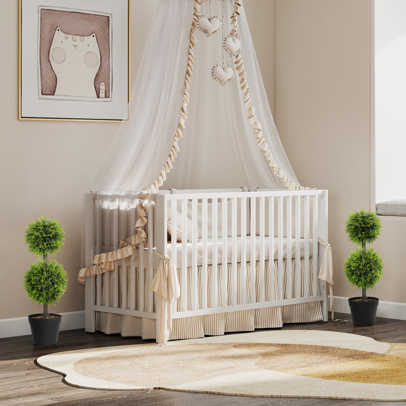 Set of 2 Artificial Topiary Ball Trees 60cm with Pots for Home or Office Decor Green