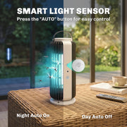 Electric Fly Zapper for Chemical Free Indoor Insect Control with Automatic Sensor Black Grey Outsunny