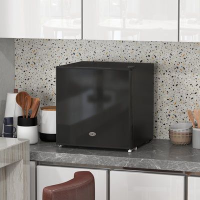 35L Compact Mini Freezer With Adjustable Temperature Ideal For Small Spaces Black