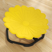 Kids Spinning Sensory Chair with Non Slip Base for Balance and Coordination Training Yellow AOSOM
