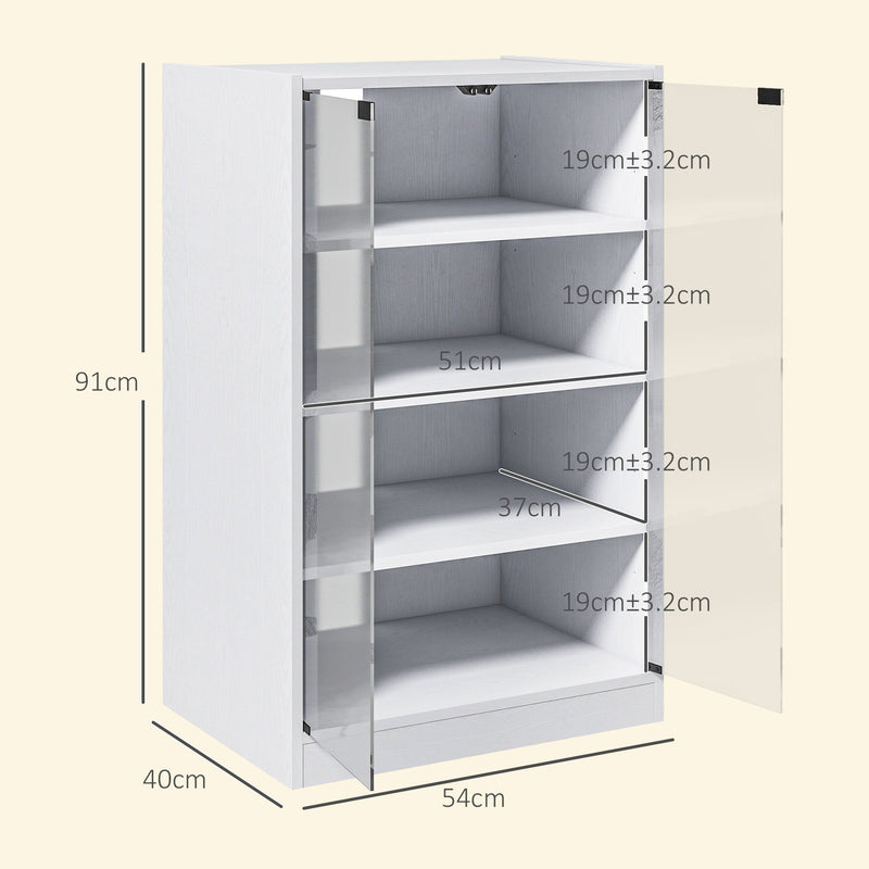 Media Storage Stand White - image 3