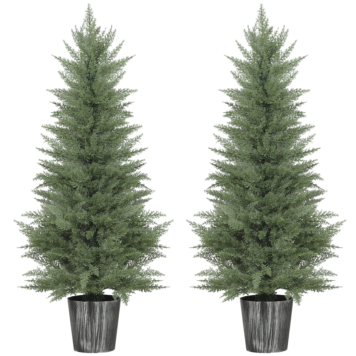 Faux Italian Cyprus Trees with Pots for Indoor Outdoor Decor | Opal Retail