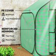 Mini Pop Up Greenhouse 150x148cm for Hassle Free Growing by Outsunny