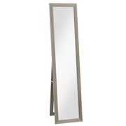 Full Length Farmhouse Mirror Freestanding or Wall Mounted for Bedroom or Hallway, Grey