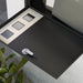 Wall Mounted Weatherproof Post Box with Viewing Windows and Lockable Door Easy Install, Black