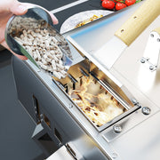 Portable Wood Fired Pizza Oven 12 Inch with Stone and Peel Stainless Steel by Outsunny