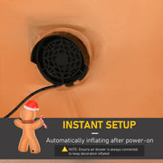 Air blower grille on the orange fabric with instant setup callout
