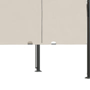 An image of a Beige 3m x 3m Garden Pergola With Retractable Roof 