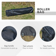 Image of an Outsunny 4m x 4m Pop Up Garden Gazebo, Dark Grey