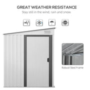 Weather resistance panel with wind, snow, rain and UV icons and a robust steel frame close-up