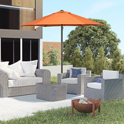 Image of an Orange Sun Parasol