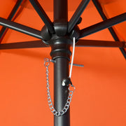 Image of an Orange Sun Parasol