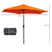 Image of an Orange Crank Handle Parasol