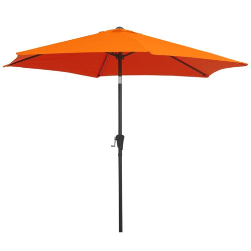 Image of an Orange Crank Handle Parasol