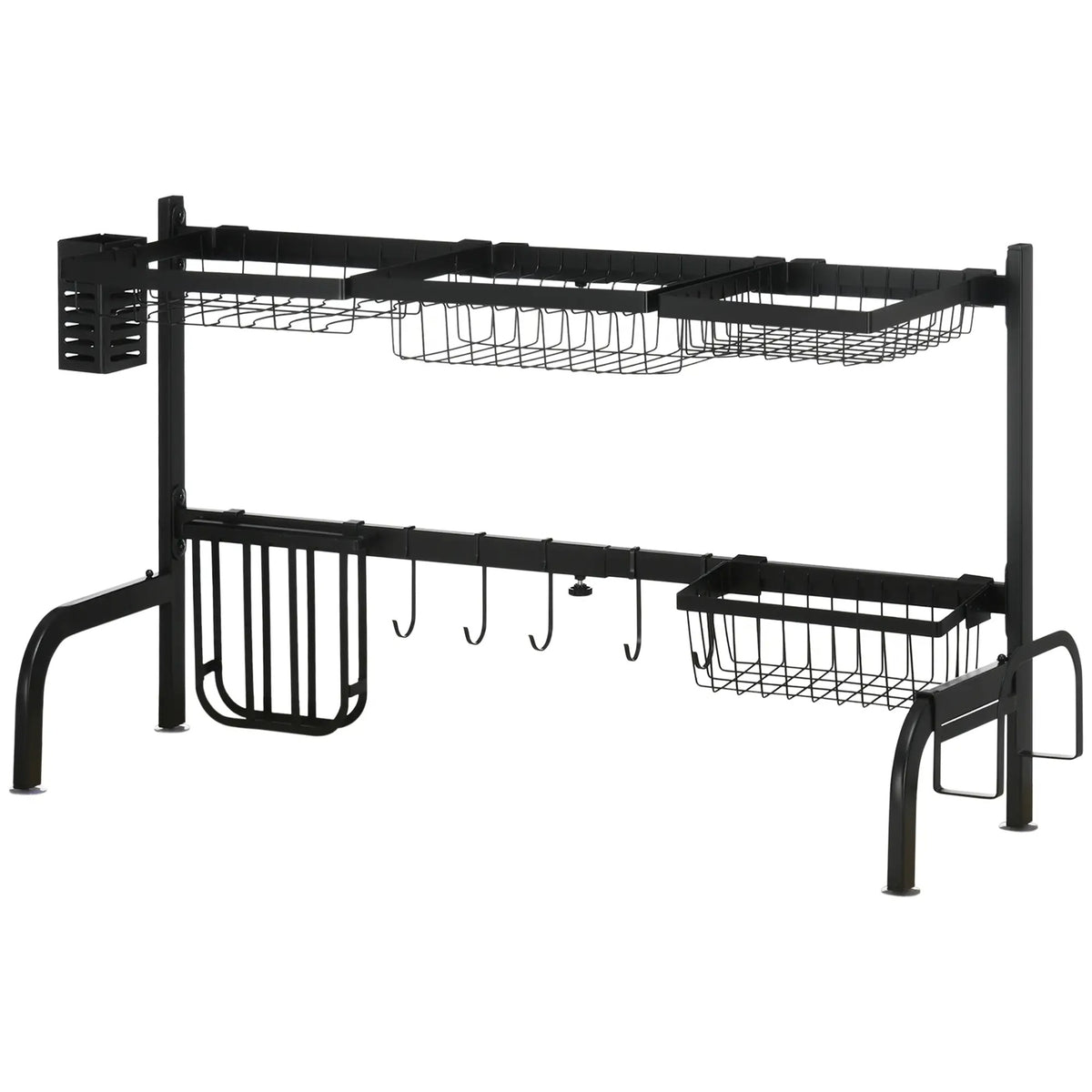 Opal Rack Buy 2 Tier Over Sink Dish Drying Rack for Kitchen, Black | Opal Retail