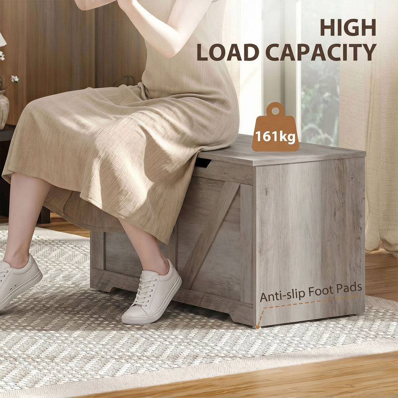 Storage bench 127L - Grey