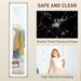 Full Length Mirror with Adjustable LED Light Grey by HOMCOM