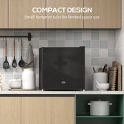 35L Compact Mini Freezer With Adjustable Temperature Ideal For Small Spaces Black