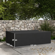 Waterproof Black Furniture Cover 155 x 222cm for Outdoor Protection by Outsunny