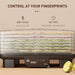 Six-Tray Food Dehydrator Adjustable Temperature 40-70 Degrees Fahrenheit Black by HOMCOM