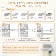 Four Piece Cat Wall Furniture Set With Hammock Ladder and Scratch Post Grey