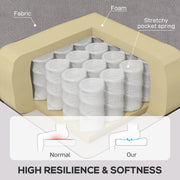 Wingback Accent Chair With Wooden Frame And Button Tufting For Living Room Or Bedroom Grey