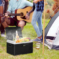 30L Portable Car Fridge with Fast Cooling Ideal for Travel and Camping Grey and Black AOSOM