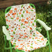 4 Piece Kids Garden Table and Chair Set with Adjustable Parasol Foldable Design Green by AIYAPLAY