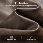 Electric Recliner Armchair Power Lift Brown - detail 4