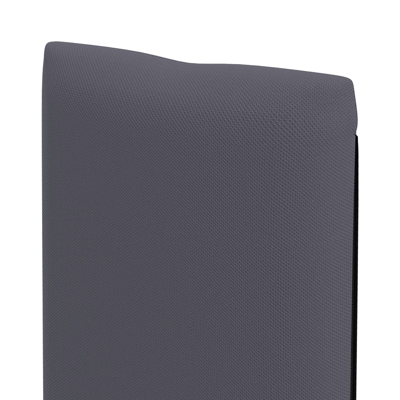 Dark Grey Cantilever Parasol Cover with Zipper and Rod for Garden Umbrella Protection