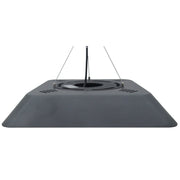 Top view of the heater base showing the hanging chain