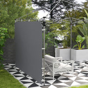 Grey 195 x 295cm Replacement Gazebo Sidewall UV-Resistant Weather Protection by Outsunny