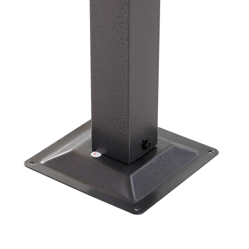 Metal Frame Pergola With Fabric Roof, 3m x 3m