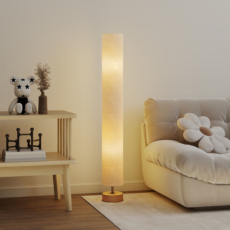 Modern LED Floor Lamp with Adjustable Colour Temperatures for Living Room Use, Grey