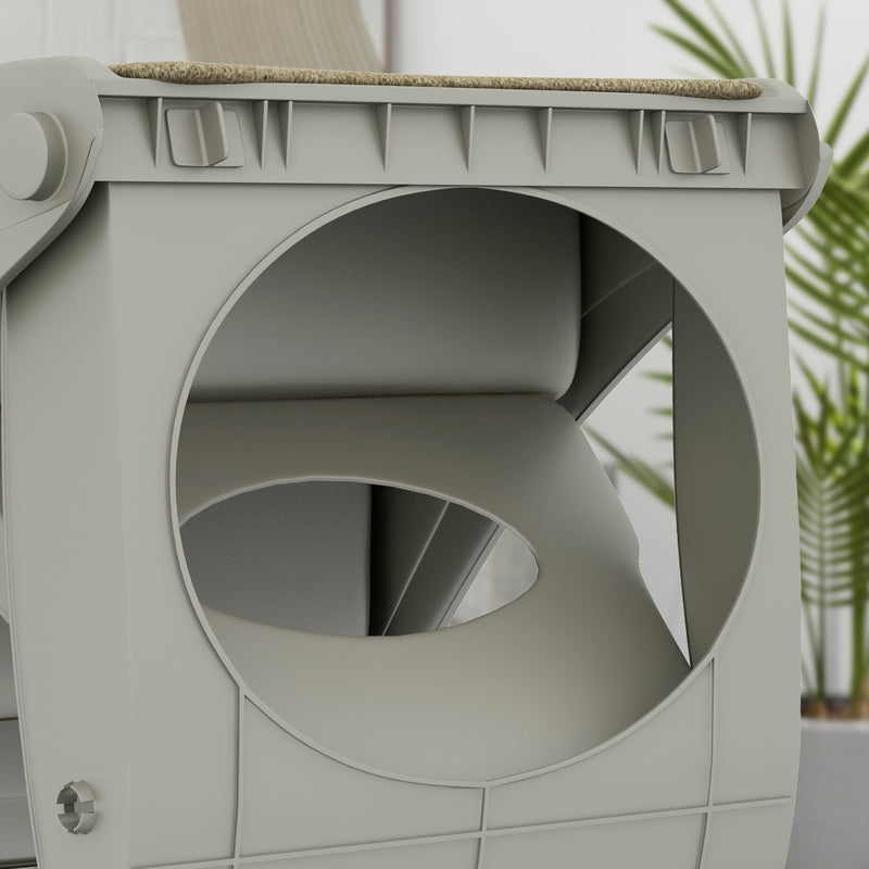 Foldable 3 Step Pet Stairs with Non Slip Mats for Small Dogs Ideal for Sofas and Beds Grey