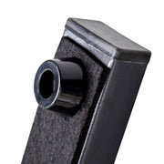 Set of 2 Rattan Garden Rocking Chairs With Cushions and Armrests For Outdoor Use, Grey