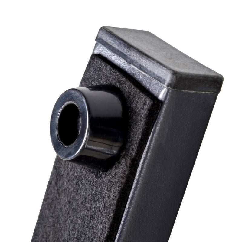 Set of 2 Rattan Garden Rocking Chairs With Cushions and Armrests For Outdoor Use, Grey