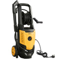 Pressure Washer for Patios Cars and Garden Furniture with Adjustable Nozzle Yellow Black AOSOM