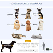 60cm Pet Carrier With Soft Cushion For Small Dogs Ideal For Travel Or Vet Visits, Grey