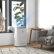 14000 BTU Smart WiFi Mobile Air Conditioner With Dehumidifier For Rooms Up To 35m2 White