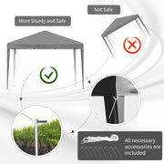 Image of a grey 3m x 3m pop up gazebo